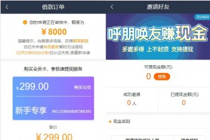 会员版小额现金贷款借贷系统源码 短信接口+个人免签Pay支付