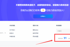 ripro美化主题-页脚显示资源统计会员统计日更周更统计数据