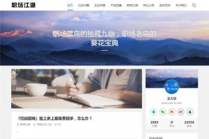 Z-Blog职场话题文章资讯博客网站源码