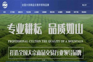 大宗商品现货交易市场交易所网站模板源码