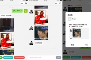 仿聊天界面表情包机器人小程序源码下载