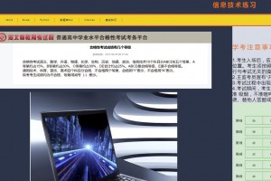 普通高中信息技术模拟考试平台