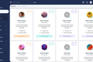 Bootstrap邮箱管理社区博客后台管理系统ui模板html静态网站应用程序后台模板