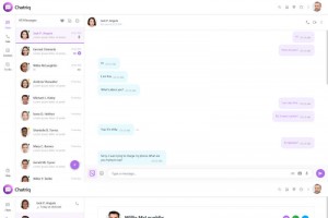 html源码 web网页聊天功能页面模板
