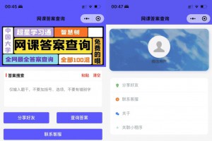 网课搜题 小猿题库多接口微信小程序源码 自带流量主