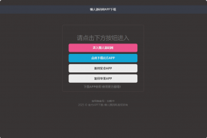 四款简洁好看的自适应APP下载单页源码