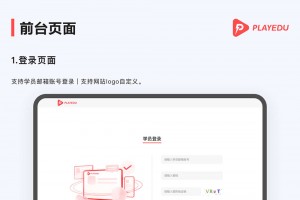 内部培训平台的系统 PlayEdu搭建私有化内部培训平台