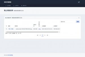全新UI彩虹外链网盘系统源码/前后端美化模板/整站