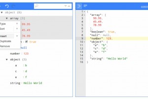 一款网页版JSON编辑器源码