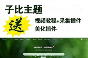 网创教程自动采集wordpress插件子比主题