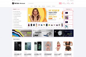 TikTok多语言商城系统源码+落地页 附搭建教程