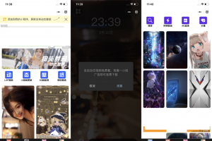 宅男壁纸大全微信小程序源码-带动态壁纸支持多种流量主