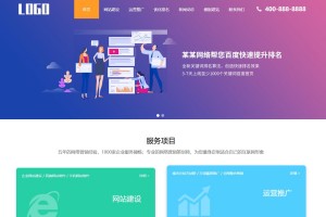 SEO优化网站服务官网模板，SEO优化排名官网源码