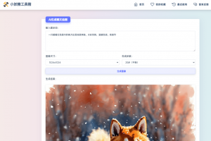 适用于彩虹工具箱程序的AI生成图文绘画插件工具