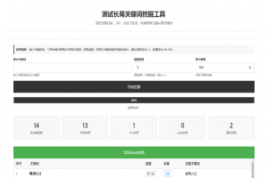SEO关键词长尾词优化工具网页源码